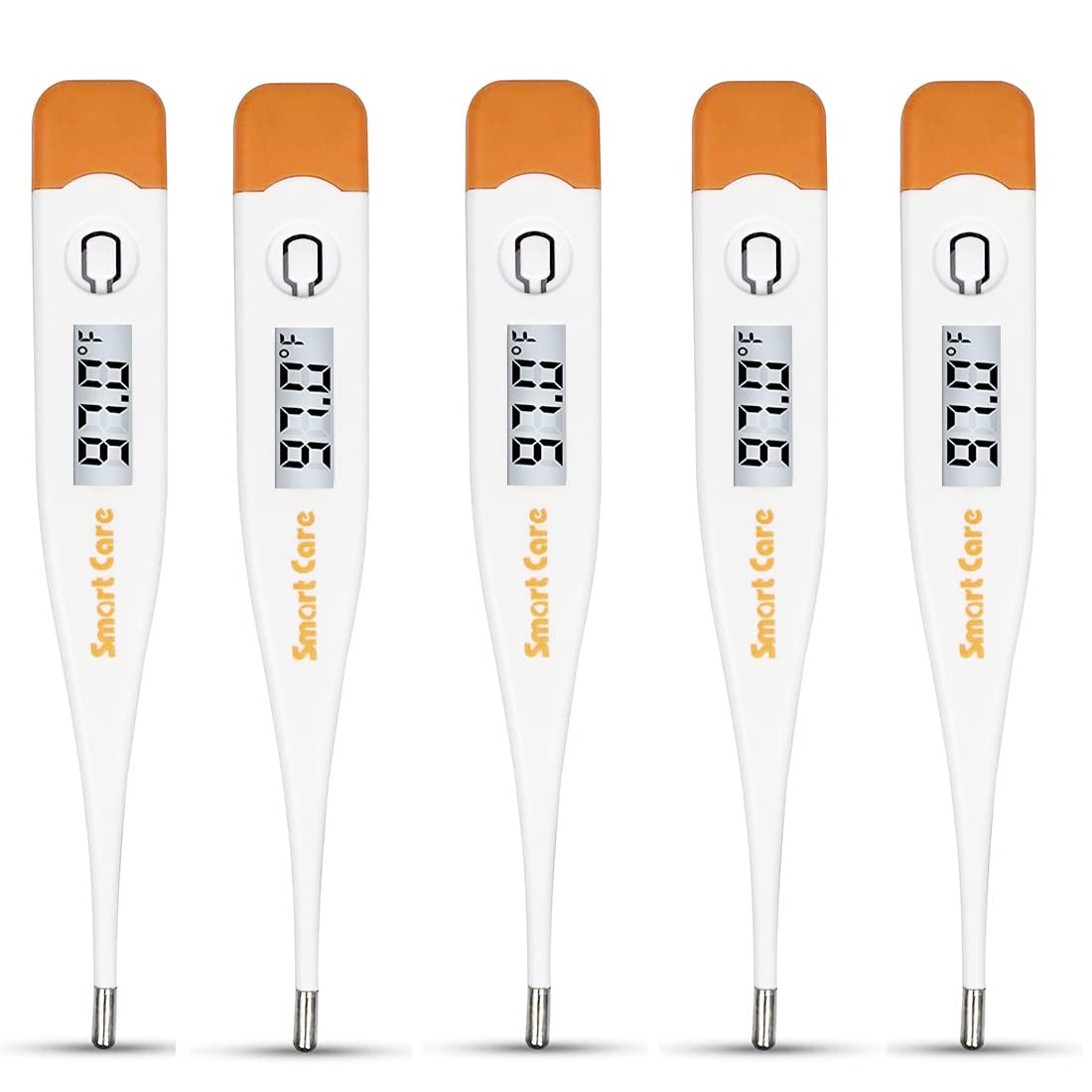 Digital Thermometer Bundle - Accurate Fever Monitoring for All Ages, Oral or Underarm Use with Beep Function (Pack of 5)-picture-39