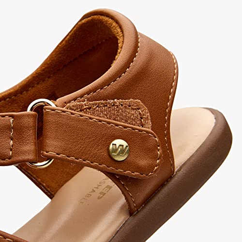 Weestep Toddler Little Kid Summer Sandals Memory Foam Closed Toe Soft Rubber Flats4