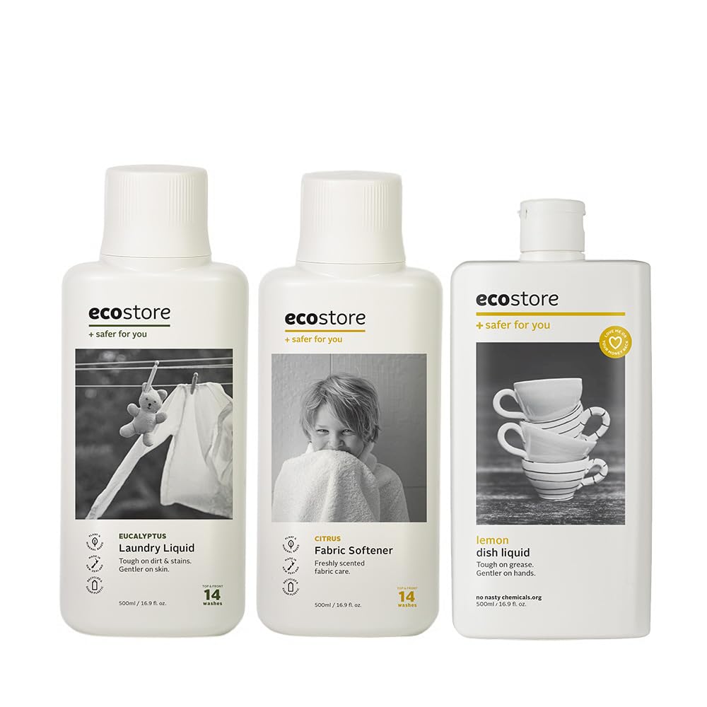 Amazon.co.jp: ecostore(エコストア) トライアルキット 洗濯洗剤 柔軟