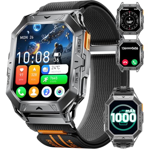 LIGE Military Smart Watch with AMOLED