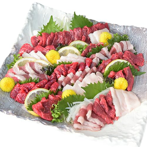 馬刺しの皿盛り(スライス)計640g[30日以内に出荷予定(土日祝除く)]