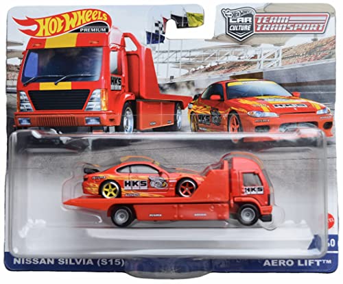 Hot Wheels Nissan Silvia Aero Lift - Team Transport miniatura 1