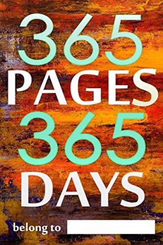 Notebook 365 Pages 365 Days Journal for writing: 365 Blank handwriting paper with lines, Notebook: Lined Notebook Journal