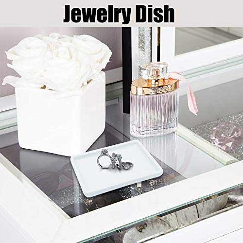 Lofekea Ceramic Soap Dish For Shower 2 Pack Bar Soap Holder Palette For Watercolors Soap Try #TOP2