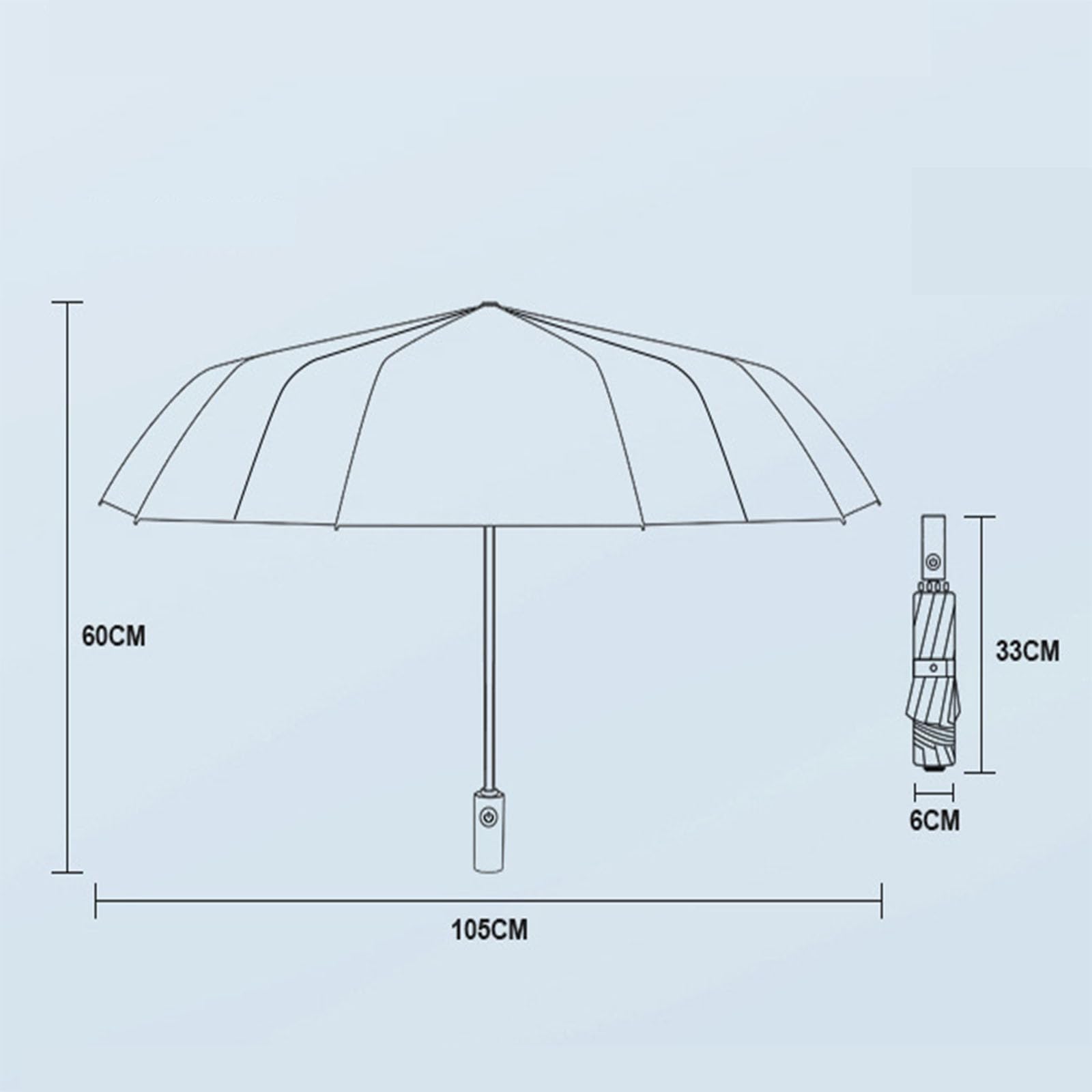 Odwrócony parasol z odblaskowymi paskami, przenośny składany parasol podróżny jest odpowiedni dla mężczyzn i kobiet w parasolu i słońcu (Beige)
