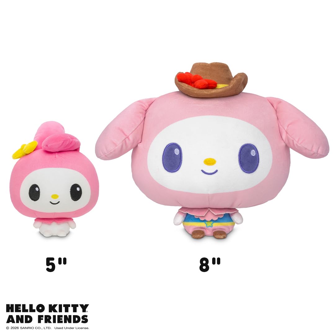 Amazon.com: TeeTurtle Cloudheads Cowgirl My Melody Plush - 8-Inch