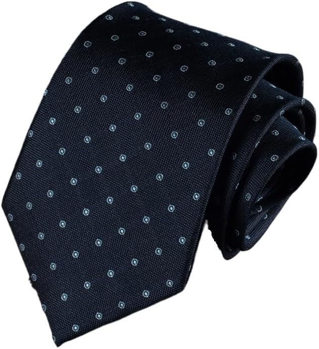 8in men's business yarn-dyed hand-tied tie professional work formal shirt
