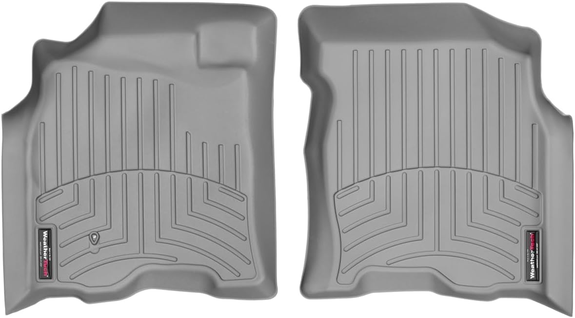 WeatherTech Custom Fit FloorLiners for Toyota Tundra, Tundra, Tundra - 1st Row (460301), Grey