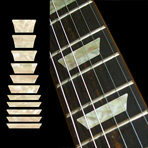 Fretboard Markers Inlay Stickers Decals for Guitars & Bass - Dish Trapezoids Les