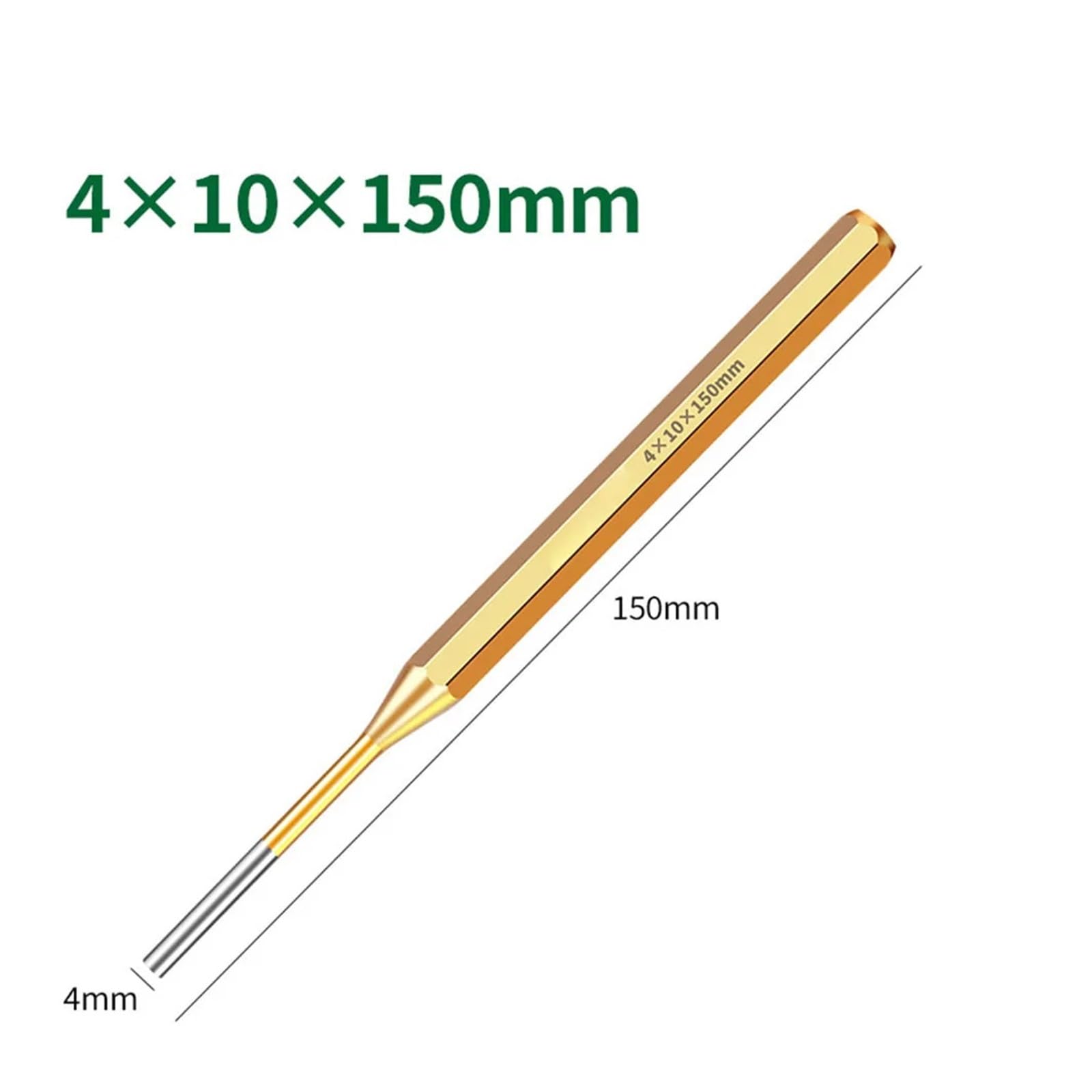 Cylindryczny dziurkacz wałek do usuwania narzędzi Heavy Duty dłuta stożkowe stemple 2-10mm narzędzia naprawy zegarków ręcznych(4mm)