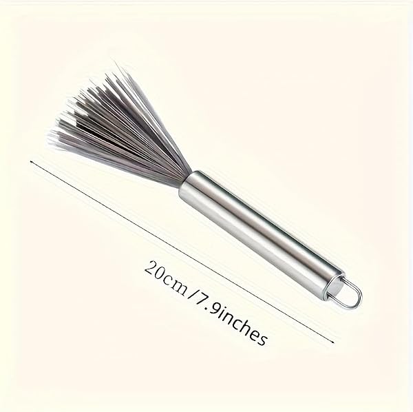 Brosse de nettoyage murale à long manche en acier inoxydable, multifonction avec prise en main robuste, idéale pour le salon, la chambre, la salle de bain, la cuisine et le nettoyage des meubles - 2