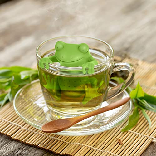 Infuseur à thé en silicone grenouille filtre réutilisable vrac - 5