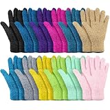 Geyoga 12 Pairs Microfiber Dusting Gloves Household Dusting Cleaning Glove Washable Plant Dusting Mittens(Medium)