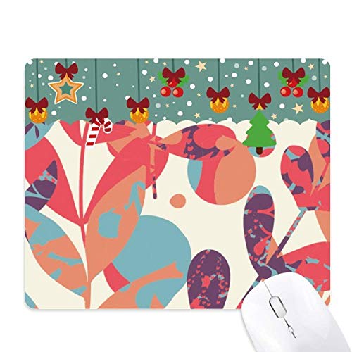 Tapis de souris en caoutchouc à motif feuilles d'automne élégant