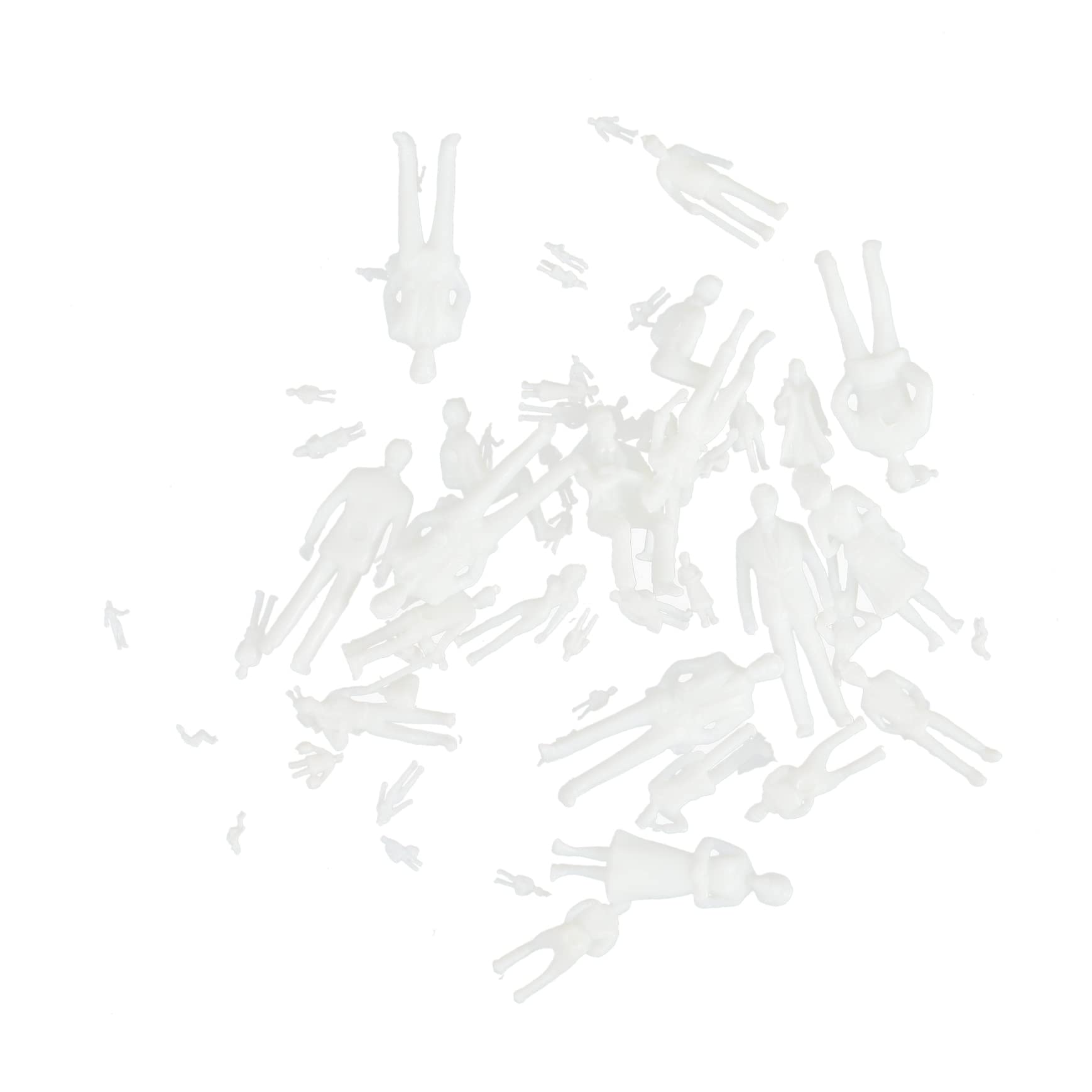 50pcs Miniature Person Models Realistic Figurines for Sand Table Decoration Landscape Accessories Various Scales