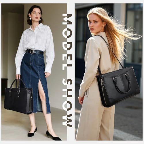 Masa Kawa Black Leather Tote with Clutch