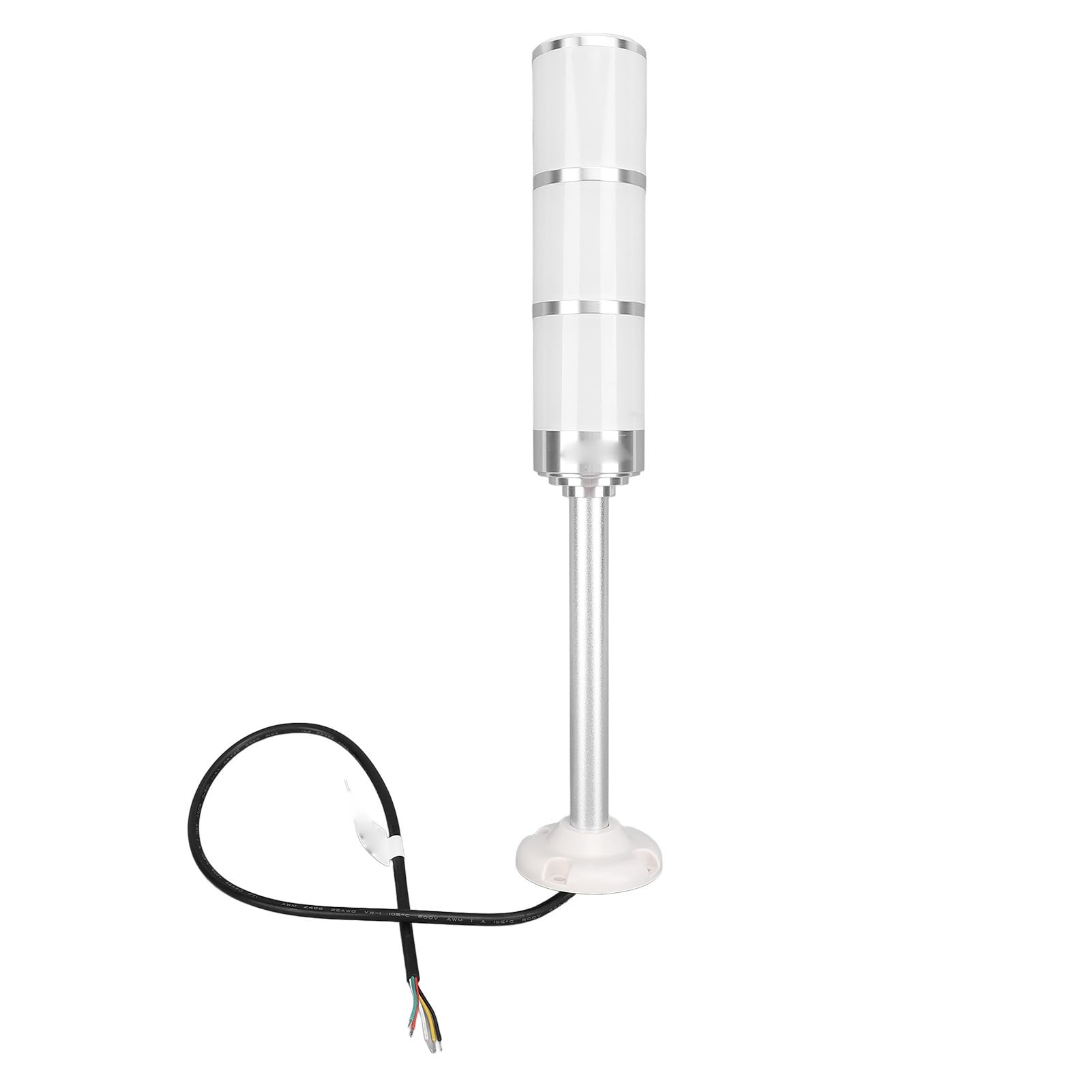 3 Layer LED Tower, High Brightness Lower Power Consumption Enduring Tower Light with Sound Light Alarm for Mechanical Equipment DC 24V