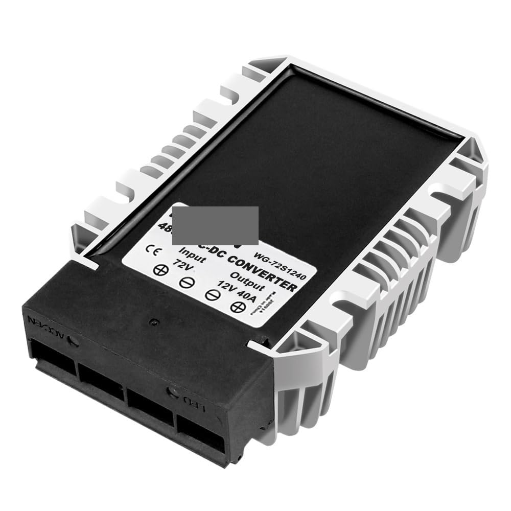 Step Down 24V 36V 48V 60V 72V to 12V 40A DC Converter 18-90V to 12V Buck Voltage Regulator Transformer
