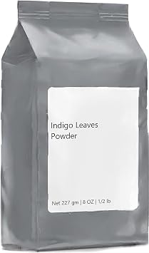 Indigo Leaves Powder | Indigofera tinctoria | No Added Colour or Preservatives | Avuri Akulu, Neel Patti, Neelayamari, Neela Amari | 227 gm