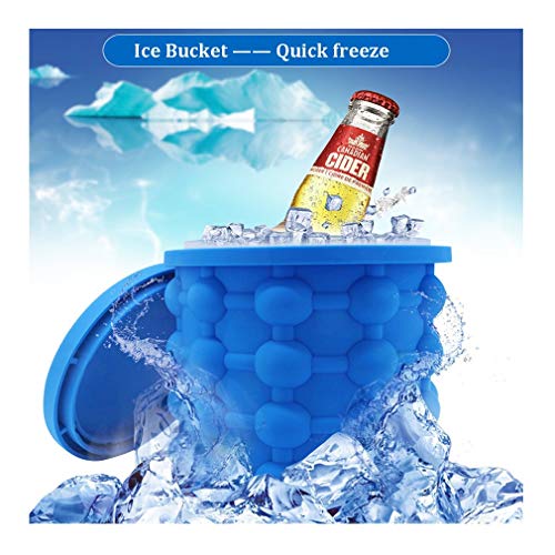 Ice Bucket Summer Outdoor Party Portable 2 In 1 Large Silicone Mold With