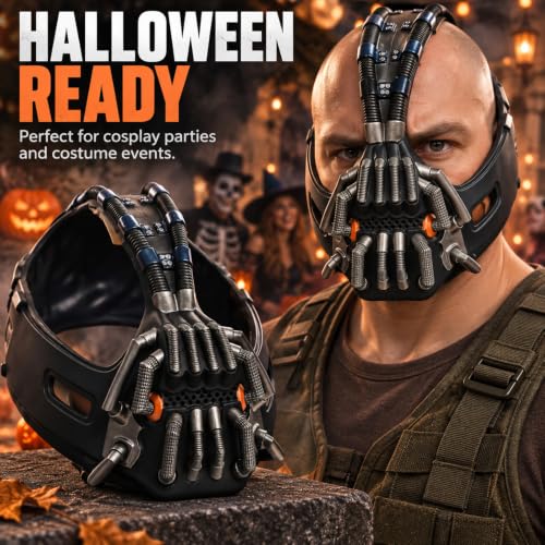 Halloween Mask for Bane Cosplay Costume Mask Adult Men Accessories - image 2