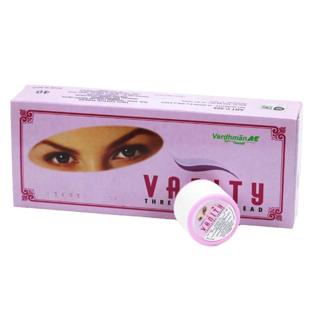 Organic Eyebrow Threading Cotton Threads | Strong Shaping Hair Removal Thread for Eyebrow Upper Lip Facial Hair Chin and Small Areas|Perfect for Salon,Spa & Home Use|White 10 Spools x 300m by Zibell
