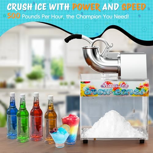Commercial Snow Cone Machine Stainless