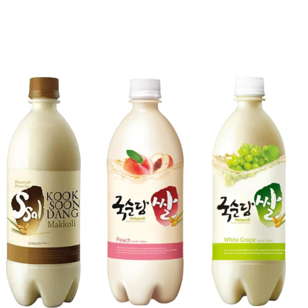 Bevanda Alcolica Coreana Makgeolli Da 3 Diversi Gusti