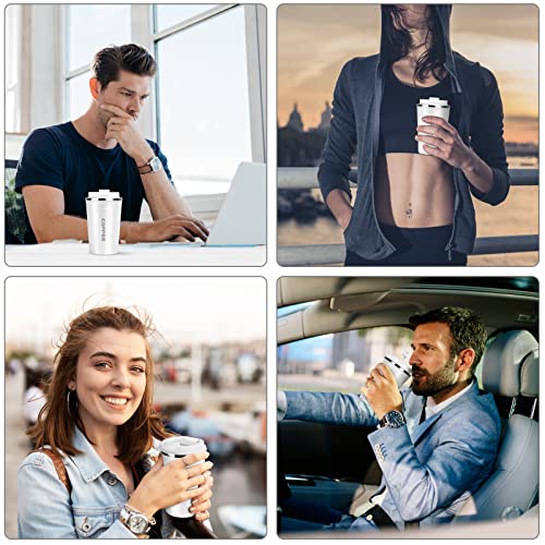 Flintronic Tazza da Caffè Isolata, 380ML Tazza per...