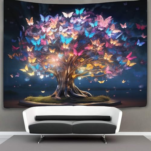 Tapestry papillons déco chambre et dortoir pour créer un cocon bohème et chaleureux