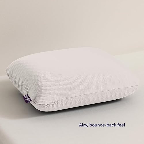Miniatura 7 de Purple Harmony Anywhere - Almohada para viajarsobre la marcha, rejilla hexagonal, sin soporte de presión, se mantiene fresca