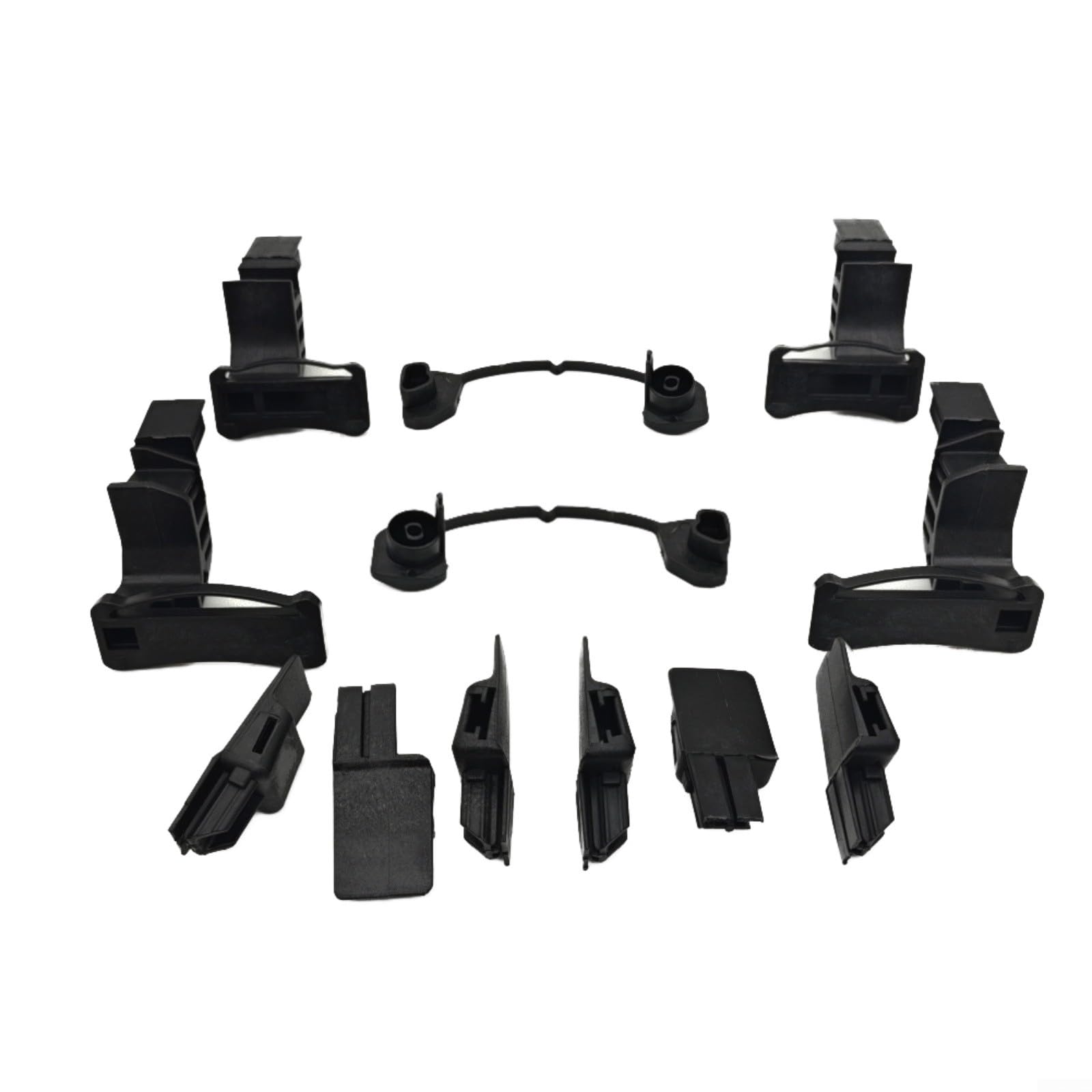 12-tlg. Schiebedach-Führungssatz Verriegelungshaken Reparaturkit für Smart ForTwo W451 2007-2014 A4517820028 A4517760016