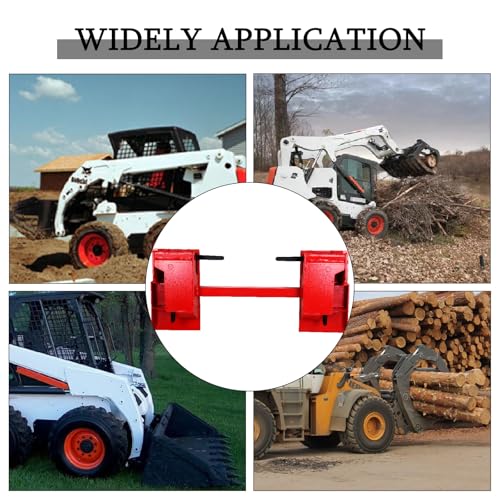 Adjustable Skid Steer Adapter Quick Tach Attachment Conversion Attach Plate Universal Adapter Compatible for Tractors & Loaders,Plate-F