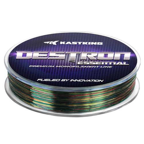 Image of KastKing Destron Essential Monofilament Fishing Line, Advanced Polymer Coating for High Abrasion Resistance, Super Smooth, High Strength, Low Memory Mono Line, Fresh and Saltwater Fishing