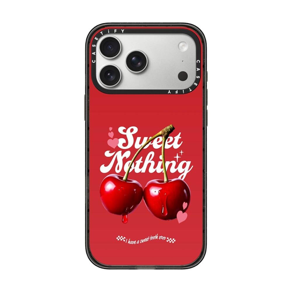 CASETiFY インパクトiPhone 17 Pro Max ケース [MagSafe対応/薄型 軽量/耐衝撃] - Sweet Nothing - クリア ブラック