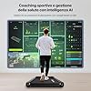 Mobvoi Walking Pad Tapis Roulant Intelligenza AI sotto la scrivania Portatile 2 in 1 per casa e ufficio Camminata Jogging Macchina da corsa, APP TicSports, telecomando Facile da riporre 6 km/h 120 kg
