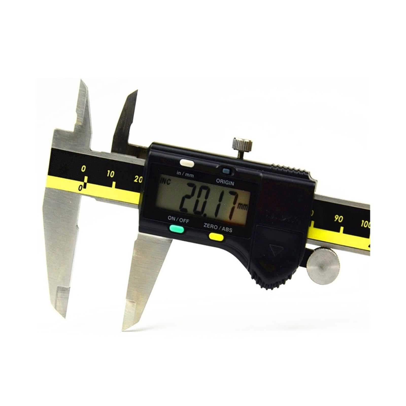 Mikrometr, 150mm 200mm 300mm Origin Mode Suwmiarka cyfrowa ze stali nierdzewnej Elektroniczna suwmiarka Mikrometr +Bo do gospodarstwa domowego(0-300mm 12inch)