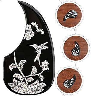 Vaguelly Pickguard De Guitare Acoustique Folk Protection Contre Chocs Professionnel Pickguard De Guitare Noir Blanc - Les Beatles, Paul McCartney, John Lennon, RIngo Starr, George Harrison Vaguelly Pickguard De Guitare Acoustique Folk Protection Contre Chocs Professionnel Pickguard De Guitare Noir Blanc – Image 6
