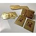 Yuanhe Luxury 24K Gold Foil Plated Playing Cards, Bridge Size
