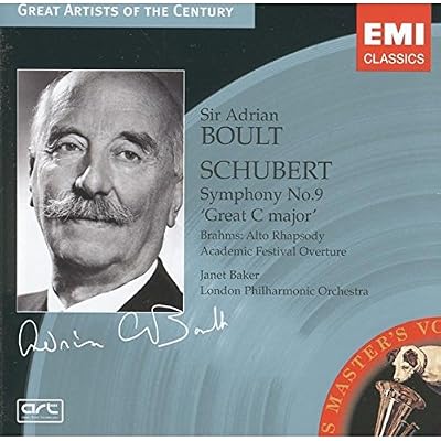 Schubert: Symphony No. 9 Great C major / Brahms: Alto Rhapsody, Academic Festival Overture