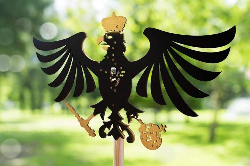 Schützenvogel Fritz aus Holz, Schützenadler für Vogelschiessen mit Luftgewehr, Schützenfest Natur