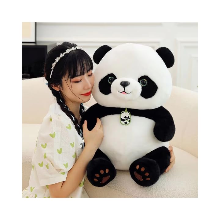 Image of Panda Soft Toy Stuffed Plush for Boys and Girls Cute Plushie Home Decor Teddy Bear 45 CM