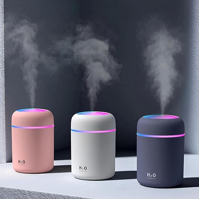 Humidifier for Room Moisture, Aroma Diffuser for Home, Mist Maker, Cool Mist Humidifier, Small Quiet Air Humidifier, Ultrasonic Essential Oil Diffuser Electric (Multicolour) - Pack of 1 (B0DH2CJKZ1) Amazon Price History, Amazon Price Tracker