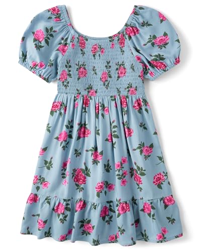 Image of The Children's Place Baby Girls' Short Sleeve Smocked Summer Dresses