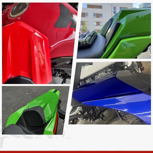 Siège solo Ninja 650 rigide en carénage ABS finition look carbone