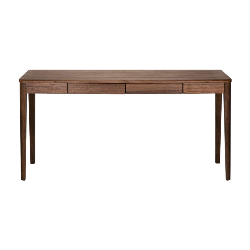 Amazon.co.jp: ISSEIKI デスク 幅150cm (ミディアムブラウン) 木製