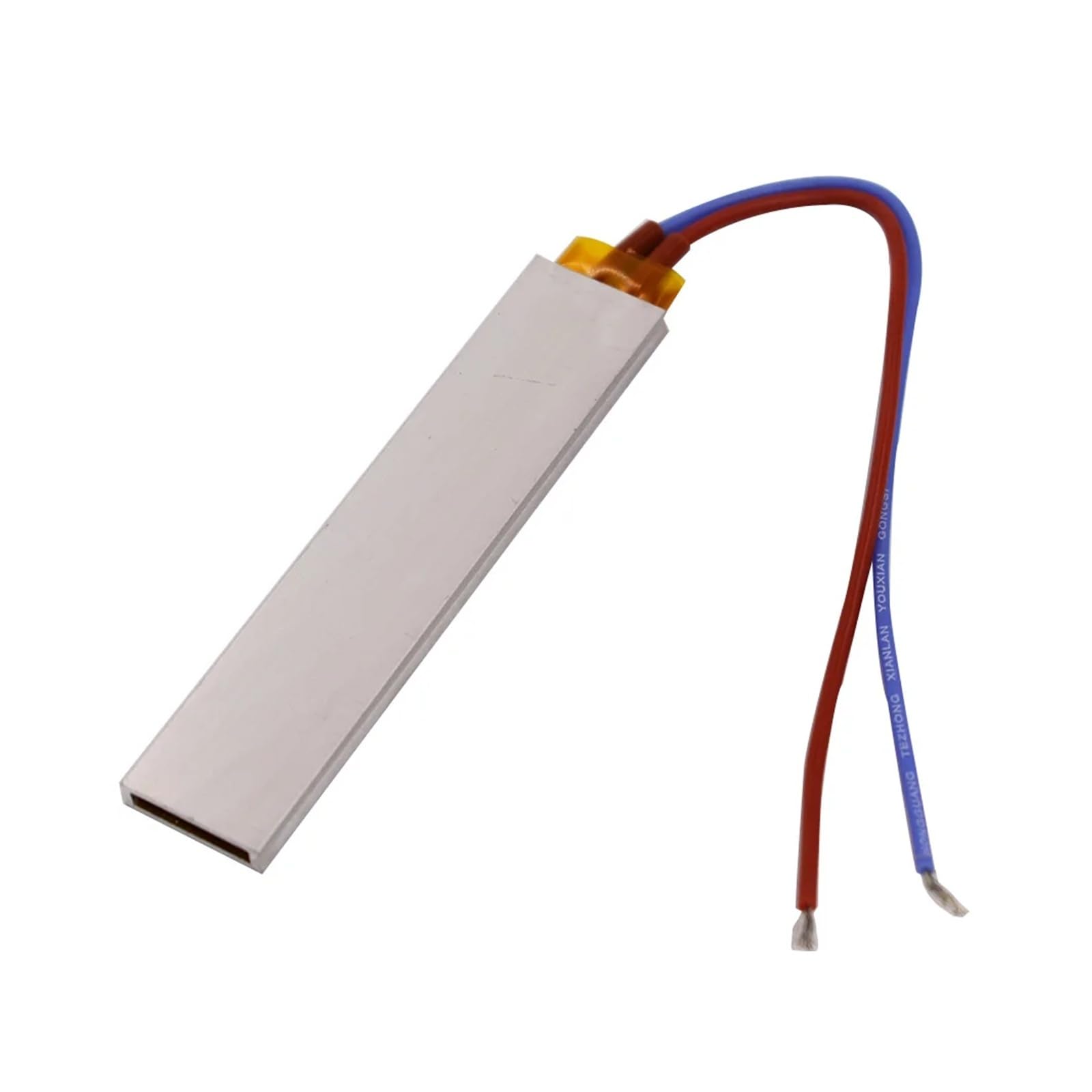 2 Szt. 100x21x5mm 12V/24V/36V/48V/110V Termostat Obudowa Aluminiowa Grzejnik Ceramiczny Płyta Grzewcza(12V 120Degree 50W)