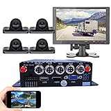 JOINLGO 4-CH GPS WiFi 1080P AHD Mobile Vehicle Car DVR MDVR Video Recorder Kit Remote Live View 130...