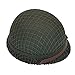 WWII US WW2 Army M1 Helmet Steel Shell with Net/Canvas Chin Strap DIY Painting