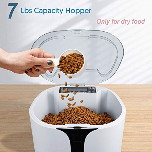 Automatic Pet Feeder for Dog and Cat Food Dispenser with Timed Programmable, Portion Control Up to 4 Meals Per Day… - Image 5